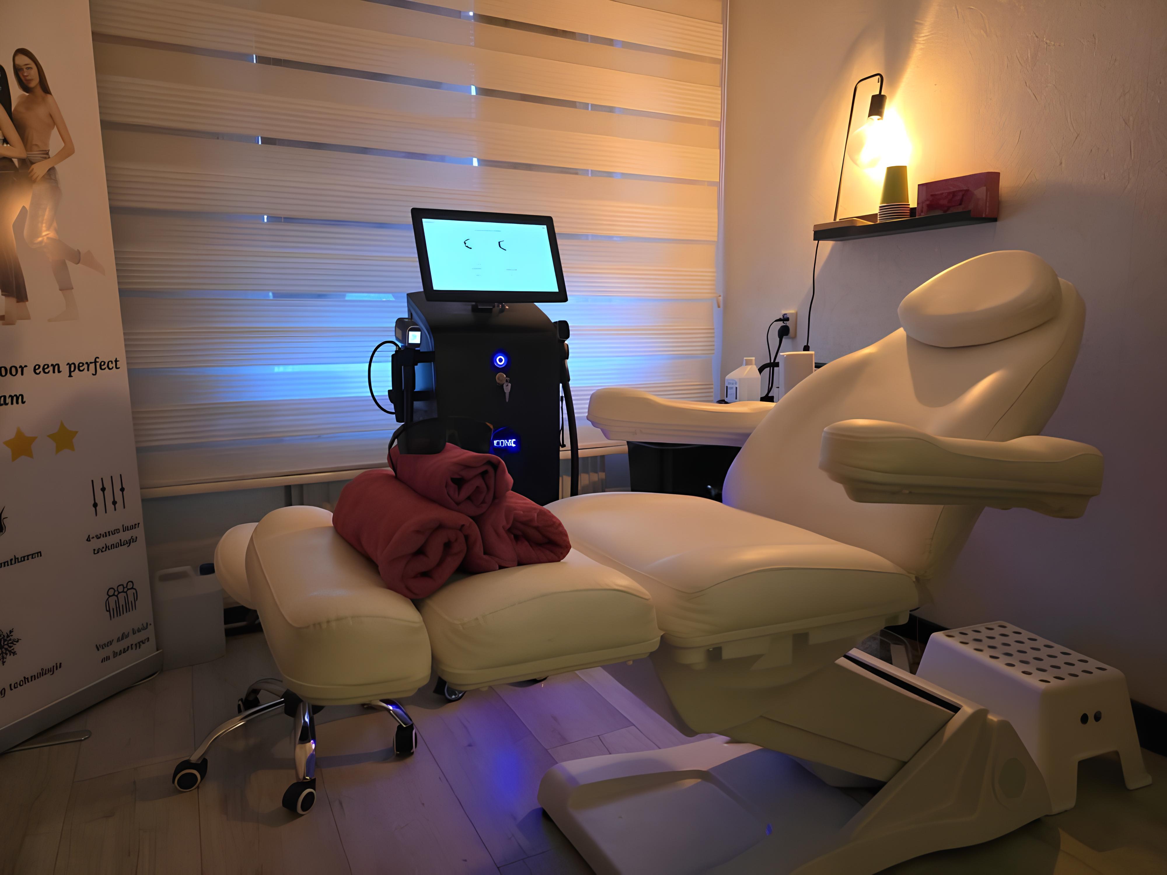 Sfeerimpressie laserbehandeling
